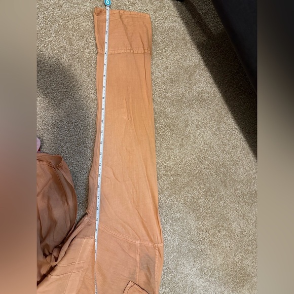 Free People Sheer Luck Button Down Lightweight Shirt in Wood Chimes Size XS - Picture 8 of 12